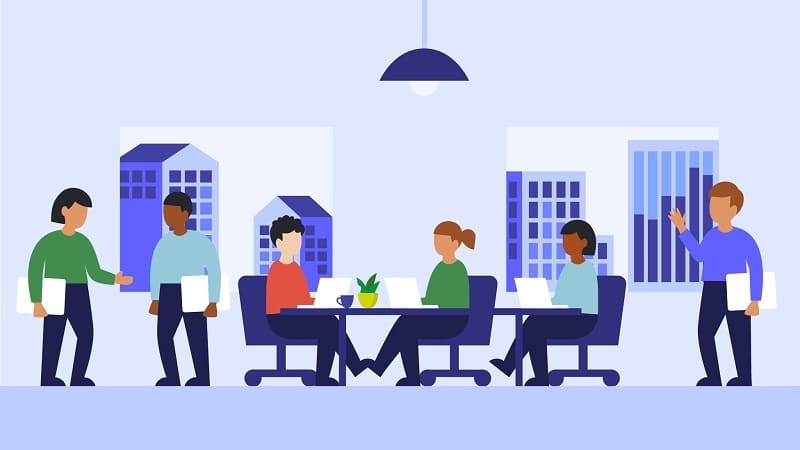 کار تیمی در محیط کاری نیک‌فرا