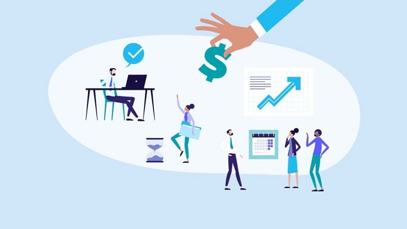 تصویر گرافیکی از خدمات کاریابی نیک‌فرا