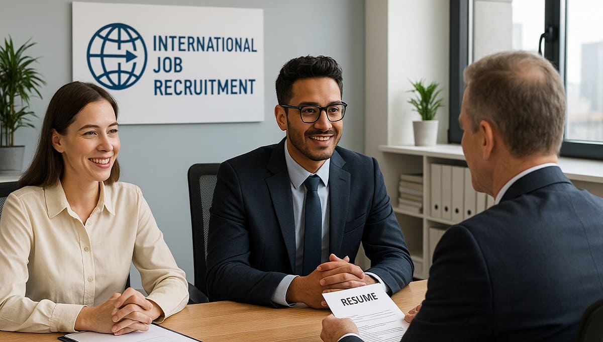 مشاوران نیک‌فرا در حال گفت‌وگو با متقاضیان کاری